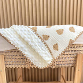 Muselina Doble Faz Estampada Para Bebe osos